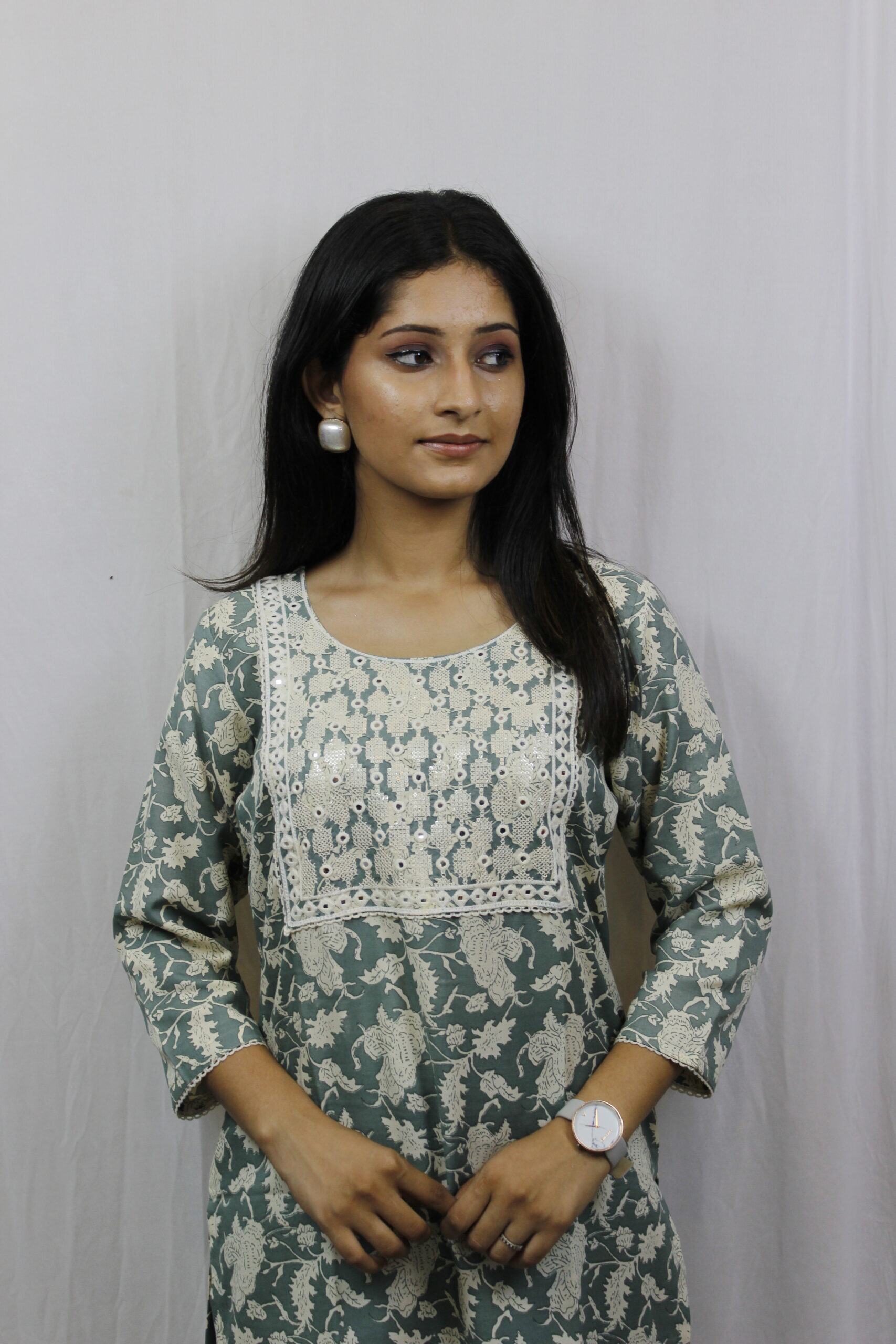 Sea Green Kurti - Image 3