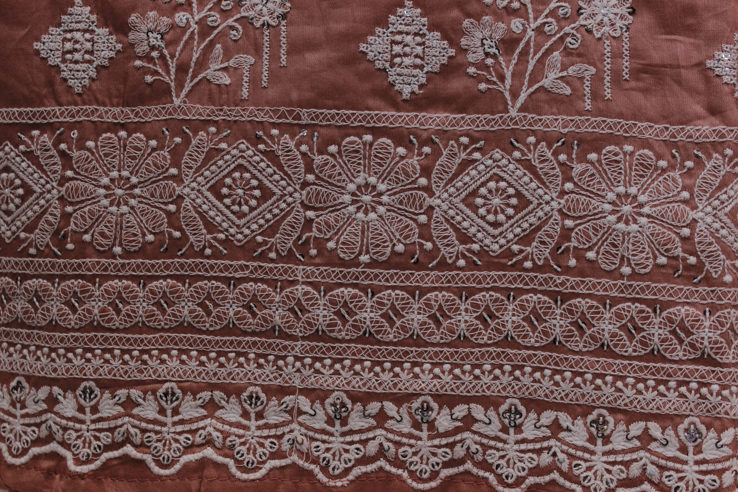 Orange Silk Saree - Image 3