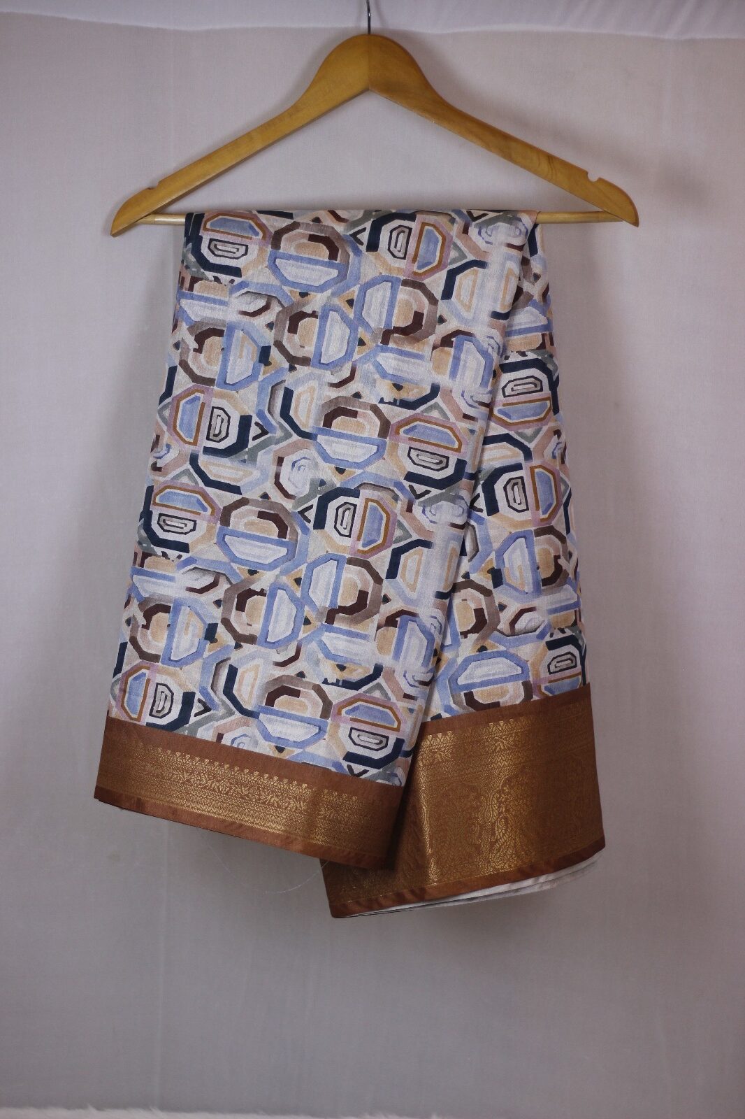 Multi Dola Silk Saree With Digital Print